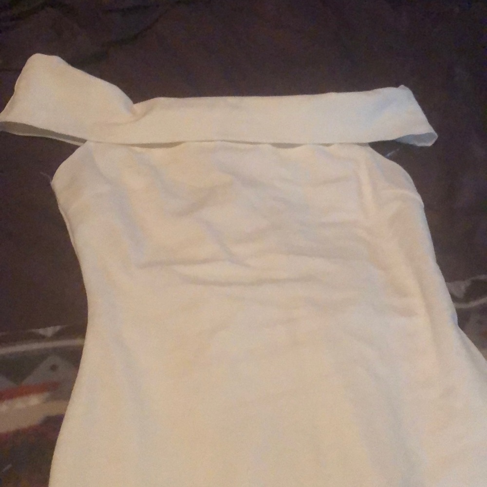 White off the shoulder dress